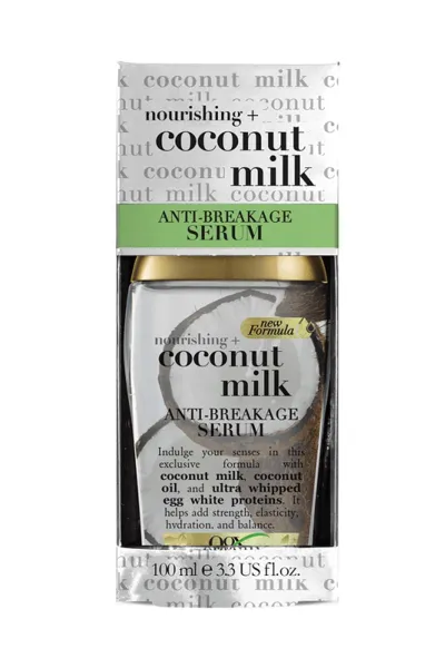  تصویر 3 : Ogx او جی ایکس Coconut Milk روغن شیر نارگیل ضد شکنندگی مو  
