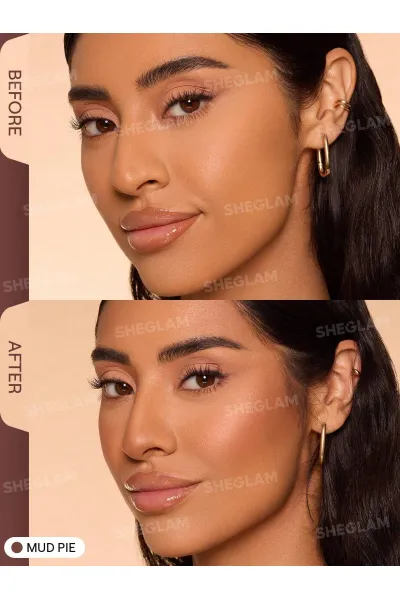  تصویر 1 : برنزر کرمی Dream Touch رنگ Mud Pie شیگلم Sheglam 