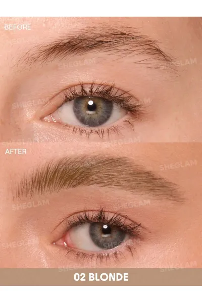  تصویر 5 : Sheglam شیگلم  مداد ابرو دو سر Brows On Demand رنگ 02 Blonde  