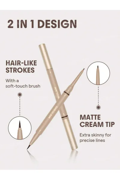  تصویر 3 : Sheglam شیگلم  مداد ابرو دو سر Brows On Demand رنگ Chocolate  