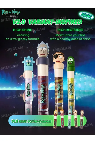  تصویر 3 : ست کامل کالکشن Rick and Morty x شیگلم Sheglam 
