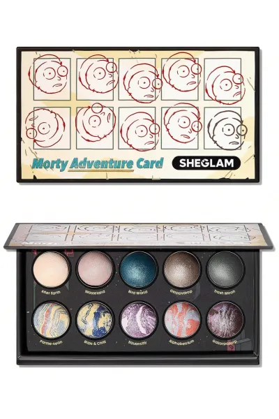 خرید و قیمت پالت سایه پخته The Adventures Of Morty کالکشن Rick and Morty x Sheglam  شیگلم اصل