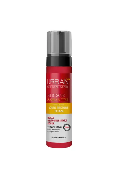  تصویر 1 : Urban Care اوربان کر  فوم حالت دهنده مو مراقبت از مو ضد الکتریسیته و وز هیبیسکوس و شی باتر  