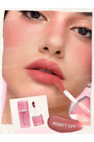  تصویر 6 : رژ لب و رژگونه دوکاره Air Plush Light Work رنگ 402 Drift Off شیگلم Sheglam 