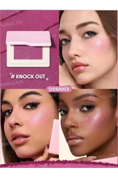  تصویر 2 : Sheglam شیگلم  رژگونه پودری مدل Dream touch رنگ 020 Knock Out  