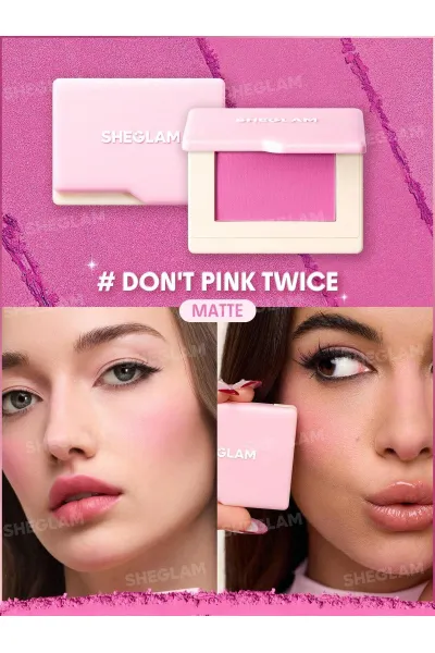  تصویر 1 : Sheglam شیگلم  رژگونه پودری مدل Dream touch رنگ 021 Don't Pink Twice  