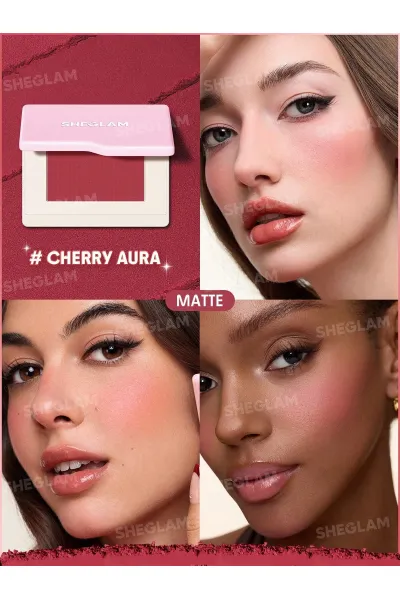  تصویر 1 : Sheglam شیگلم  رژگونه پودری مدل Dream touch رنگ 209 Cherry Aura  