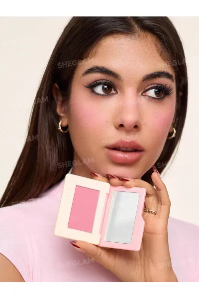  تصویر 7 : رژگونه پودری مدل Dream touch رنگ 017 Wannabe شیگلم Sheglam 