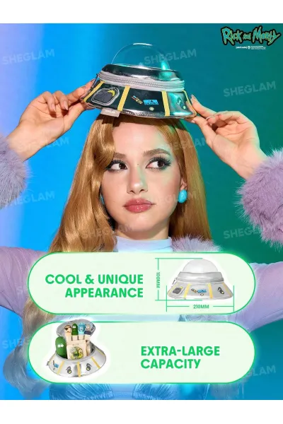  تصویر 1 : Sheglam شیگلم  کیف لوازم آرایش Space Adventure کالکشن ریک اند مورتی  
