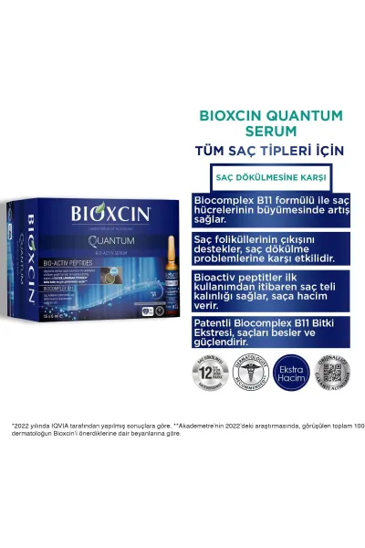  تصویر 2 : BIOXCIN بیوکسین Quantum سرم ضدریزش و رویش مجدد مو  