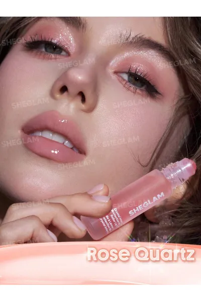  تصویر 3 : Sheglam شیگلم  روغن لب مرطوب کننده و درخشان کننده Rose Quartz  