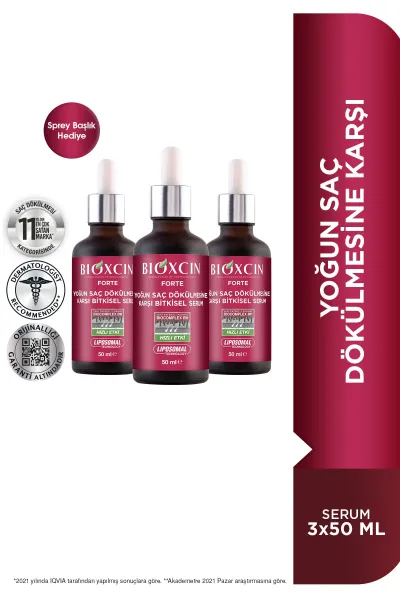 خرید و قیمت پک سرم ضد ریزش مو BIOXCIN FORTE بیوکسین اصل