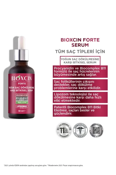  تصویر 2 : پک سرم ضد ریزش مو FORTE بیوکسین BIOXCIN 