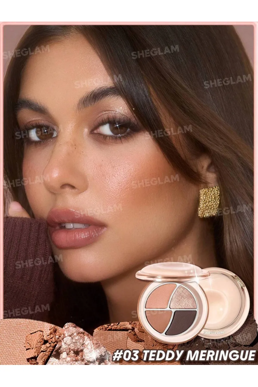 نکات مهم پالت سایه چشم مینی دی دریمر رنگ Teddy Meringue شیگلم Sheglam