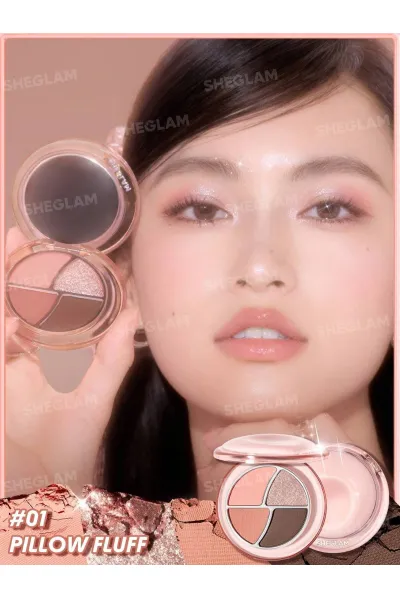  تصویر 6 : Sheglam شیگلم  پالت سایه چشم مینی دی دریمر رنگ Pillow Fluff  