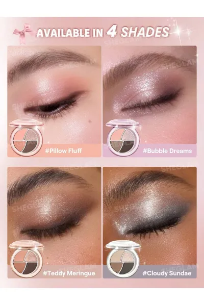 تصویر 5 : Sheglam شیگلم  پالت سایه چشم مینی دی دریمر رنگ Bubble Dreams  