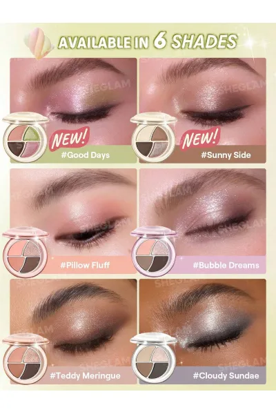  تصویر 7 : Sheglam شیگلم  پالت سایه چشم مینی دی دریمر رنگ Sunny Side  