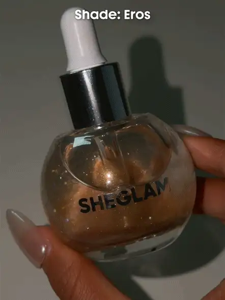  تصویر 1 : Sheglam شیگلم  روغن بدن هایلایتر و براق کننده Sunlit Silk رنگ Frosted Opal  