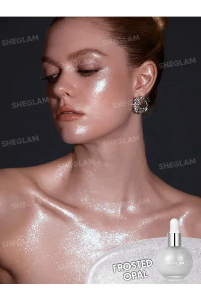  تصویر 5 : Sheglam شیگلم  روغن بدن هایلایتر و براق کننده Sunlit Silk رنگ Frosted Opal  