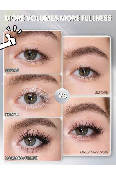  تصویر 3 : Sheglam شیگلم  پرایمر مژه حجم دهنده و بلند کننده Lashlighter رنگ سفید  