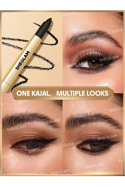  تصویر 1 : Sheglam شیگلم  مداد چشم کرمی رنگ مشکی  
