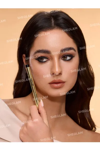  تصویر 4 : Sheglam شیگلم  مداد چشم کرمی رنگ مشکی  
