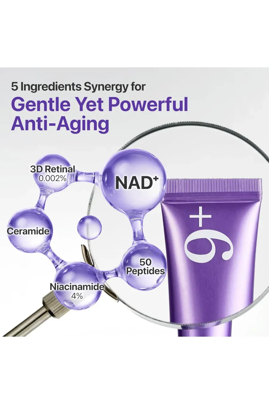 ترکیبات مؤثر کرم دور چشم رتینال +NAD شماره ۹ ضد چروک روشن کننده و حاوی پپتید نامبوزین Numbuzin No.9 NAD+ Retinal Eye Cream ترکیبات مؤثر کرم دور چشم رتینال +NAD شماره ۹ ضد چروک روشن کننده و حاوی پپتید نامبوزین Numbuzin No.9 NAD+ Retinal Eye Cream