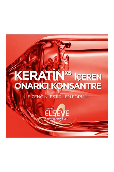  تصویر 4 : L'Oreal Paris لورال پاریس Elseve کرم مو ترمیم کننده کراتین  