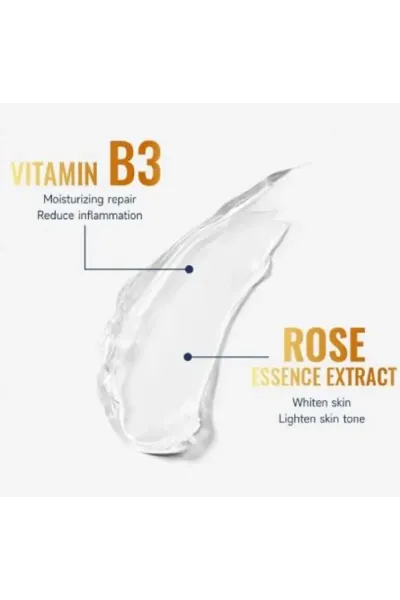  تصویر 3 : روغن بدن آبرسان و درخشان کننده ویتامین B3 روشن کننده وازلین Vaseline 