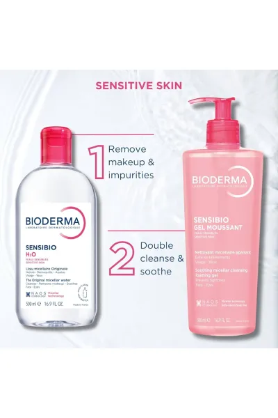  تصویر 7 : میسلار واتر پوست نرمال و خشک سایز کوچک بیودرما Bioderma 