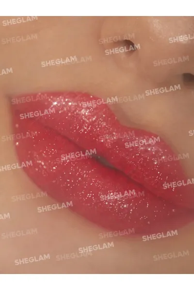  تصویر 3 : کیت برق لب اکلیلی شیگلم مدل Lip Dazzler Glitter Kit رنگ Red Carpet شیگلم Sheglam 