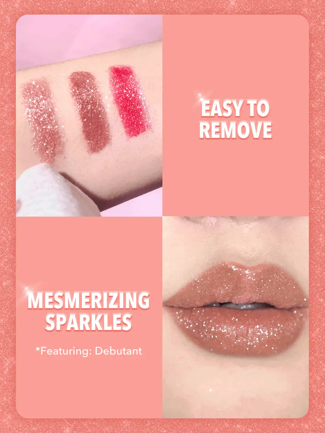  تصویر 4 : کیت برق لب اکلیلی شیگلم مدل Lip Dazzler Glitter Kit رنگ Red Carpet شیگلم Sheglam 
