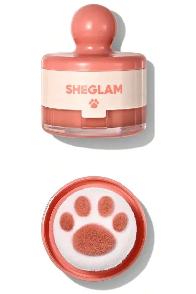 خرید و قیمت رژگونه استامپی طرح پنجه گربه رنگ Burnin' Up Sheglam  شیگلم اصل