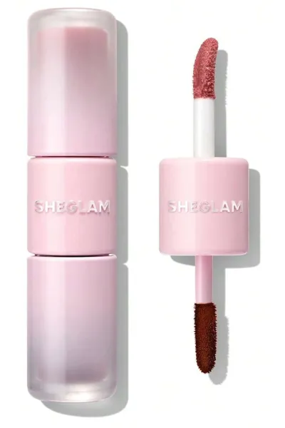 خرید و قیمت تینت لب پیل‌آف و برق لب دو سر رنگ Rose Latte Sheglam  شیگلم اصل