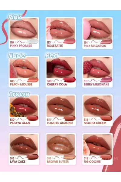 تصویر 5 : تینت لب پیل‌آف و برق لب دو سر رنگ Pink Macaron شیگلم Sheglam 