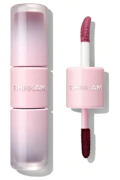 خرید و قیمت تینت لب پیل‌آف و برق لب دو سر رنگ Berry Milkshake Sheglam  شیگلم اصل