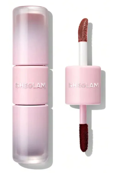 خرید و قیمت تینت لب پیل‌آف و برق لب دو سر رنگ Fig Cookie Sheglam  شیگلم اصل