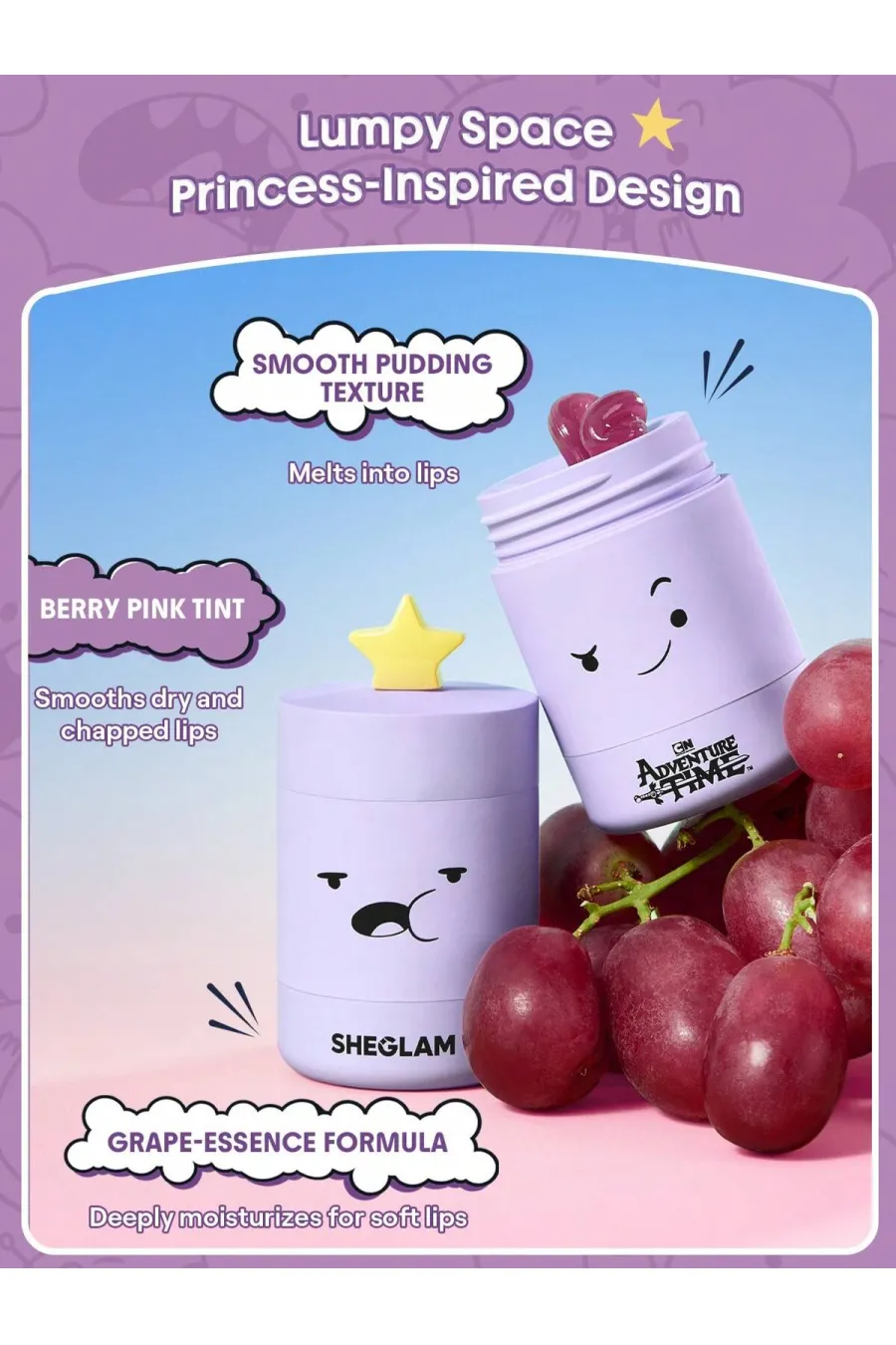درباره ماسک لب آبرسان و رنگی ادونچر تایم Oh My Glob شیگلم Sheglam درباره ماسک لب آبرسان و رنگی ادونچر تایم Oh My Glob شیگلم Sheglam
