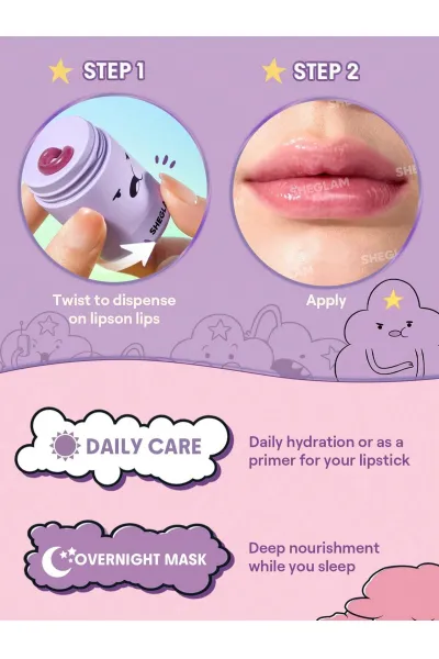  تصویر 5 : ماسک لب آبرسان و رنگی ادونچر تایم Oh My Glob شیگلم Sheglam 