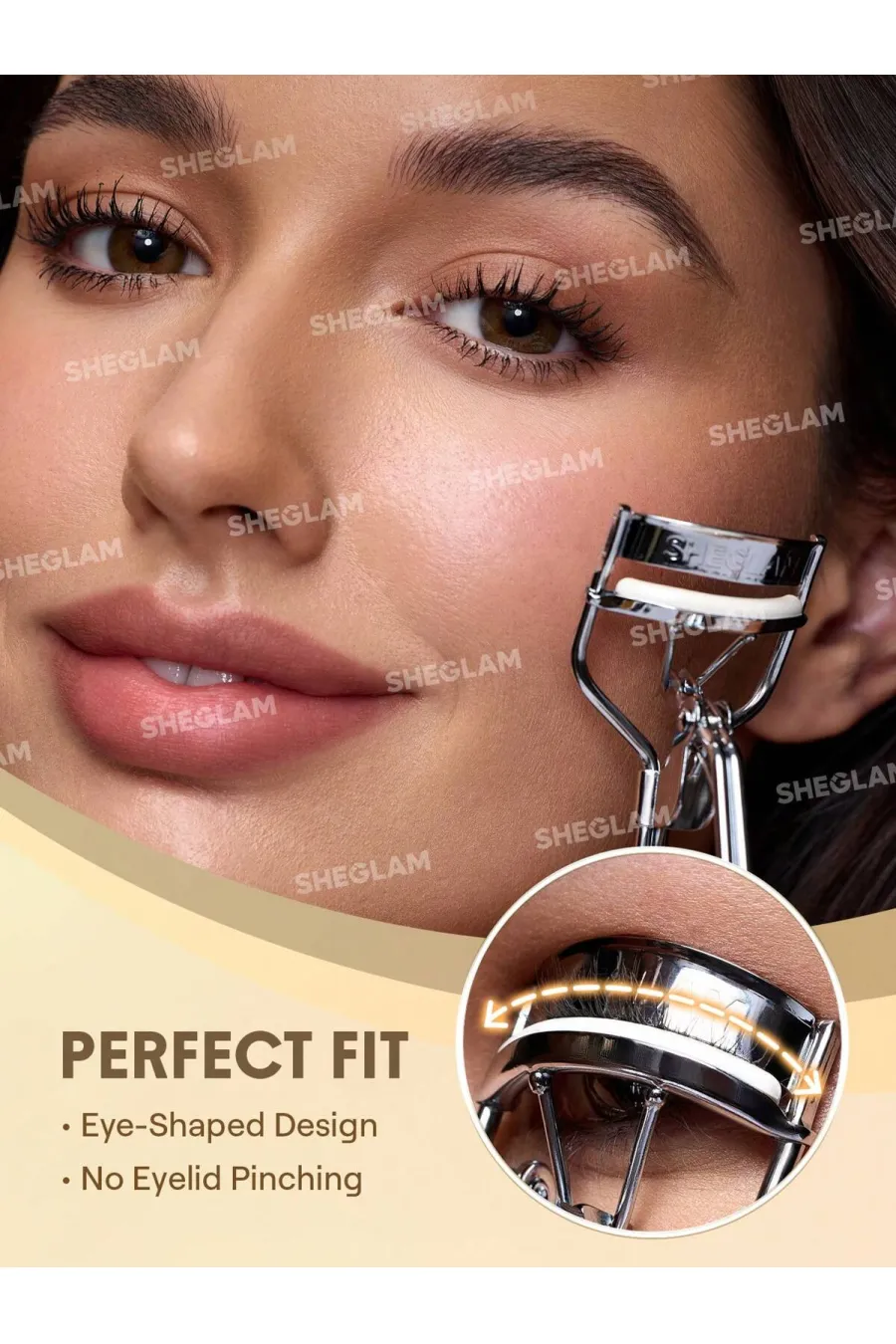 درباره فرمژه حرفه‌ای مدل Made For Me Eyelash Curler شیگلم Sheglam با طراحی مناسب فرم چشم