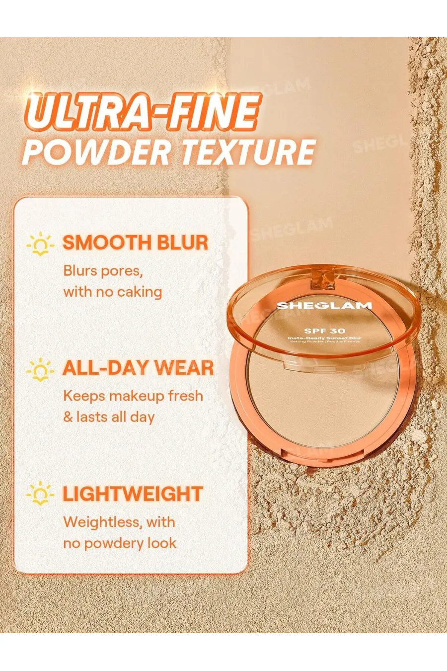 مزایای استفاده از پودر فیکس و محافظت کننده SPF 30 رنگ Natural Linen شیگلم Sheglam Sheglam Insta-Ready Sunset Blur Setting Powder-11 Natural Linen مزایای استفاده از پودر فیکس و محافظت کننده SPF 30 رنگ Natural Linen شیگلم Sheglam Sheglam Insta-Ready Sunset Blur Setting Powder-11 Natural Linen