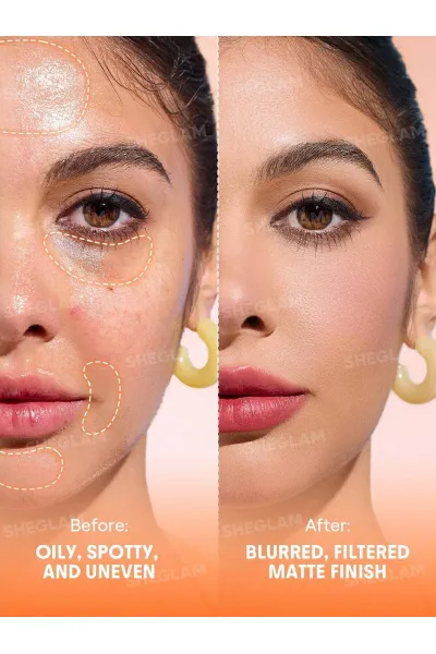  تصویر 1 : پودر فیکس و محافظت کننده SPF 30 رنگ Natural Linen شیگلم Sheglam 