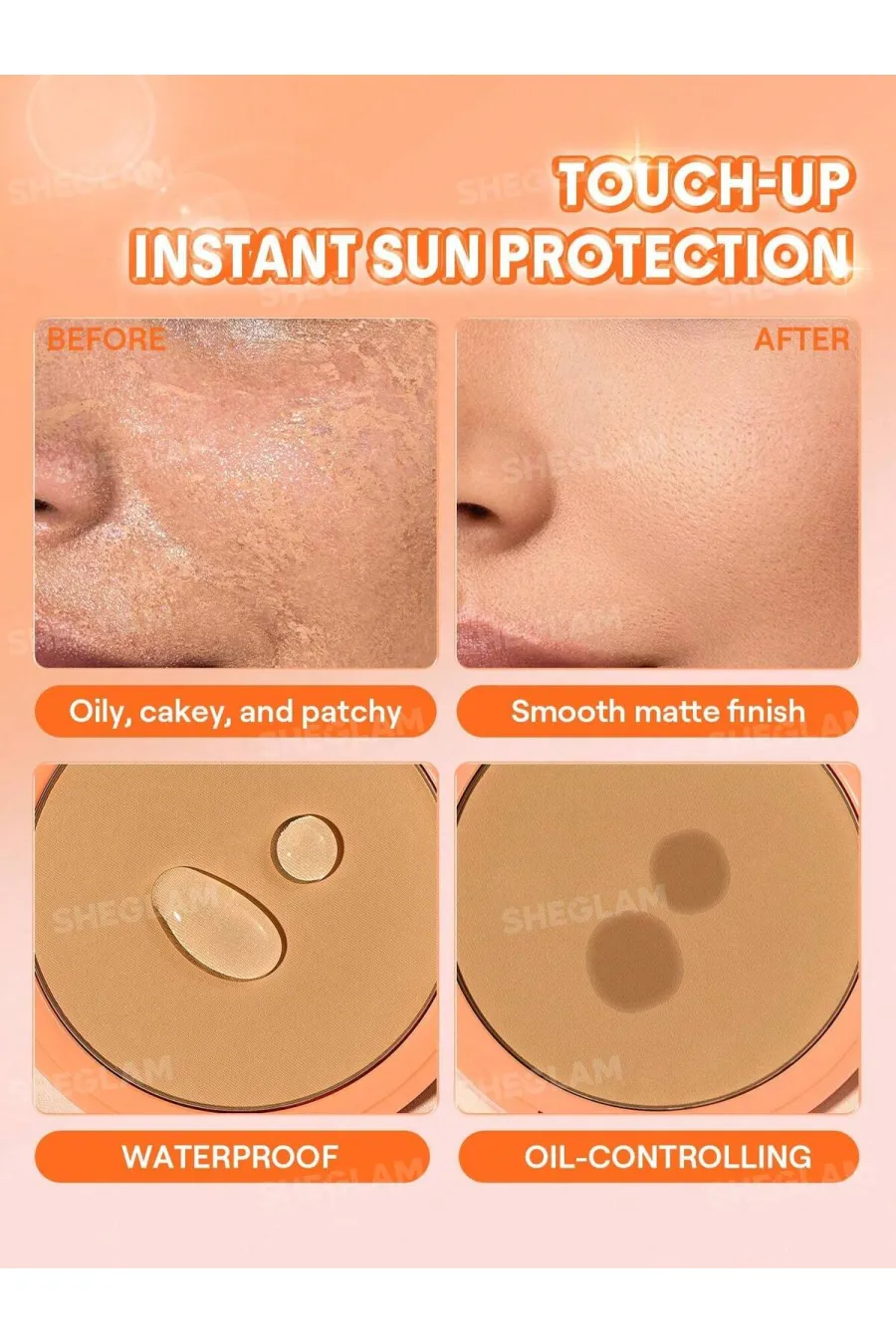 مشخصات پودر فیکس و محافظت کننده SPF 30 رنگ Smooth Sand شیگلم Sheglam Sheglam Insta-Ready Sunset Blur Setting Powder-13 Smooth Sand مشخصات پودر فیکس و محافظت کننده SPF 30 رنگ Smooth Sand شیگلم Sheglam Sheglam Insta-Ready Sunset Blur Setting Powder-13 Smooth Sand
