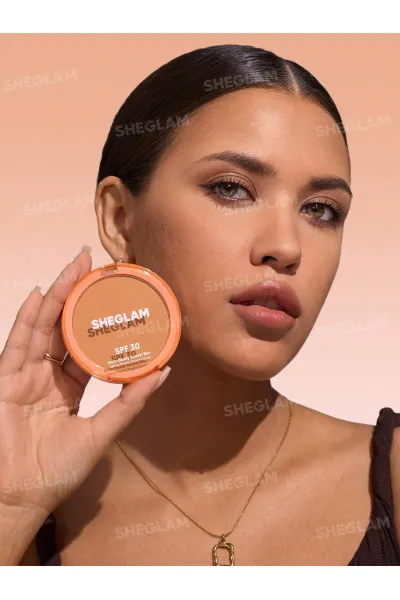  تصویر 7 : پودر فیکس و محافظت کننده SPF 30 رنگ Smooth Sand شیگلم Sheglam 