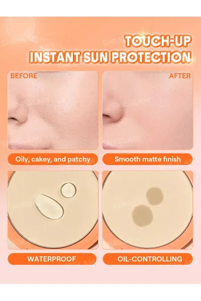  تصویر 3 : پودر فیکس و محافظت کننده SPF 30 رنگ Bisque شیگلم Sheglam 