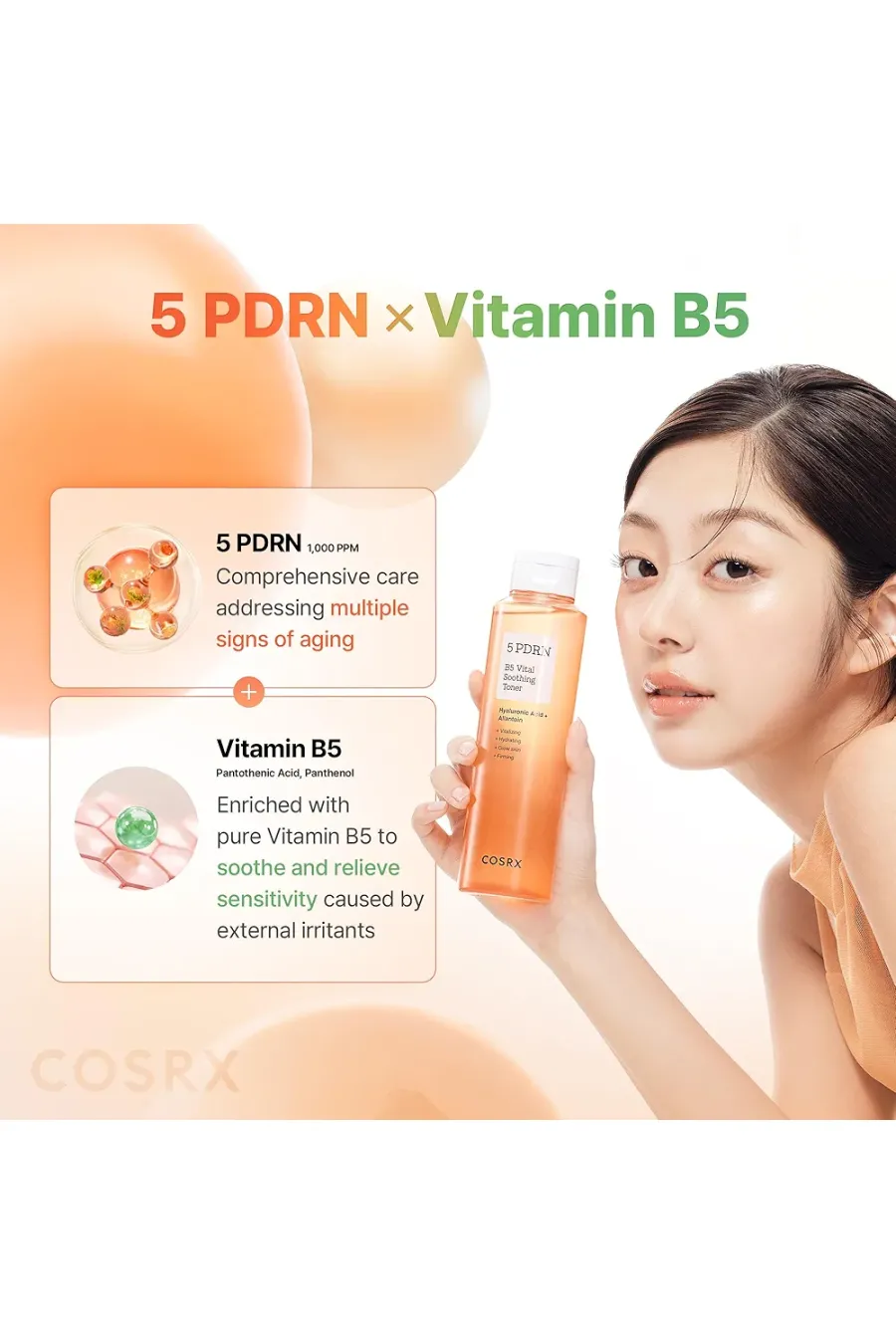 ویژگیهای تونر شماره 5 آبرسان ترمیم کننده و تسکین دهنده PDRN B5 کوزارکس COSRX ویژگیهای تونر شماره 5 آبرسان ترمیم کننده و تسکین دهنده PDRN B5 کوزارکس COSRX