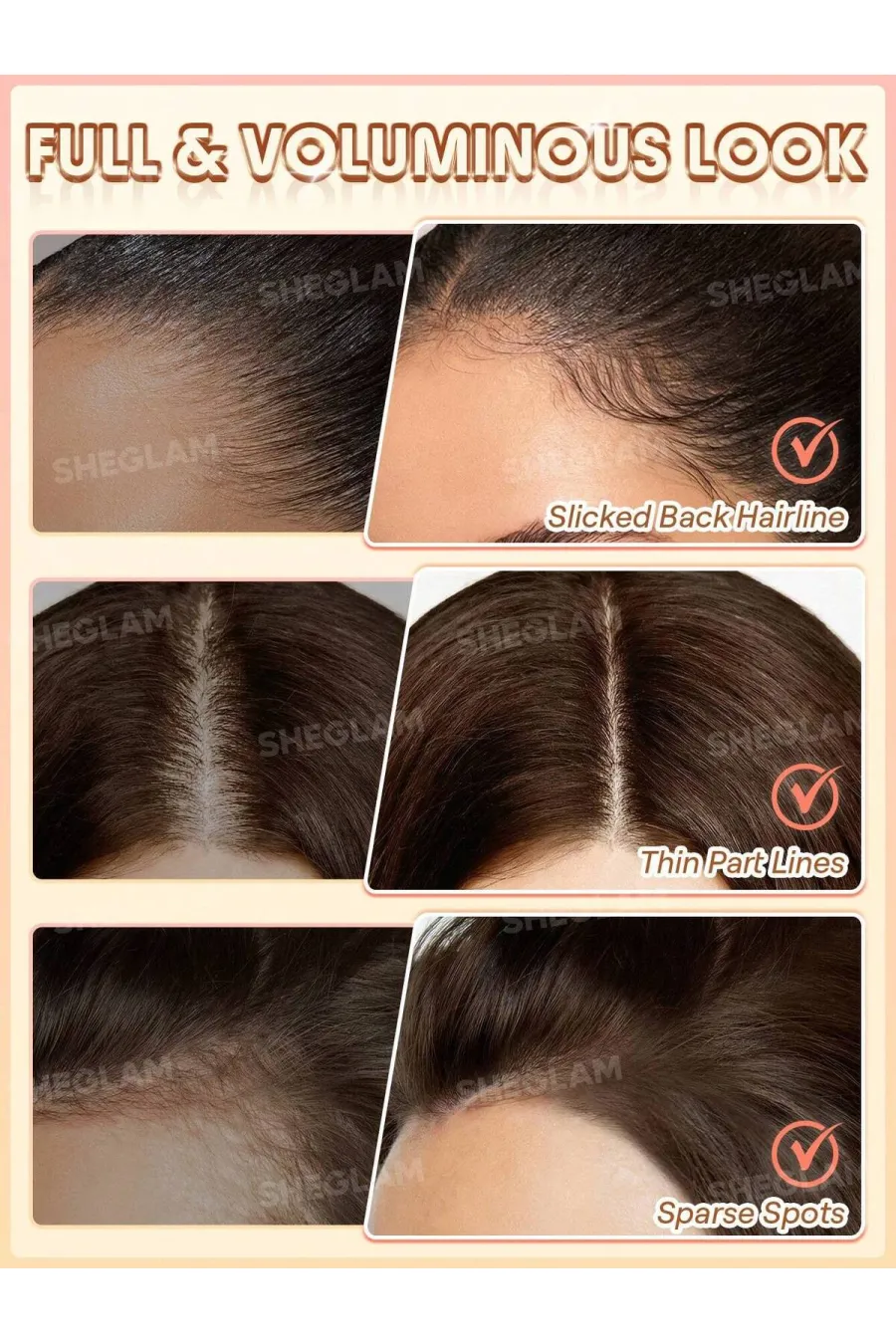 قلم پوشاننده ریشه مو و حجم دهنده مو رنگ قهوهای تیره Dark Brown شیگلم Sheglam مناسب برای پوشاندن ریشه و نقاط کمپشت مو قلم پوشاننده ریشه مو و حجم دهنده مو رنگ قهوهای تیره Dark Brown شیگلم Sheglam مناسب برای پوشاندن ریشه و نقاط کمپشت مو