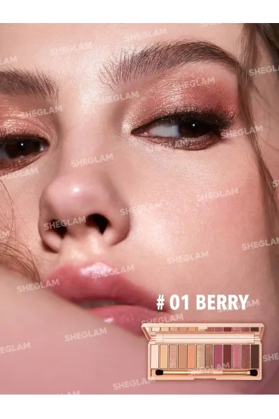  تصویر 1 : پالت سایه رنگ Berry شیگلم Sheglam 