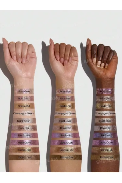  تصویر 6 : سایه استیکی ژله‌ای کریستال رنگ Violet Crush شیگلم Sheglam 
