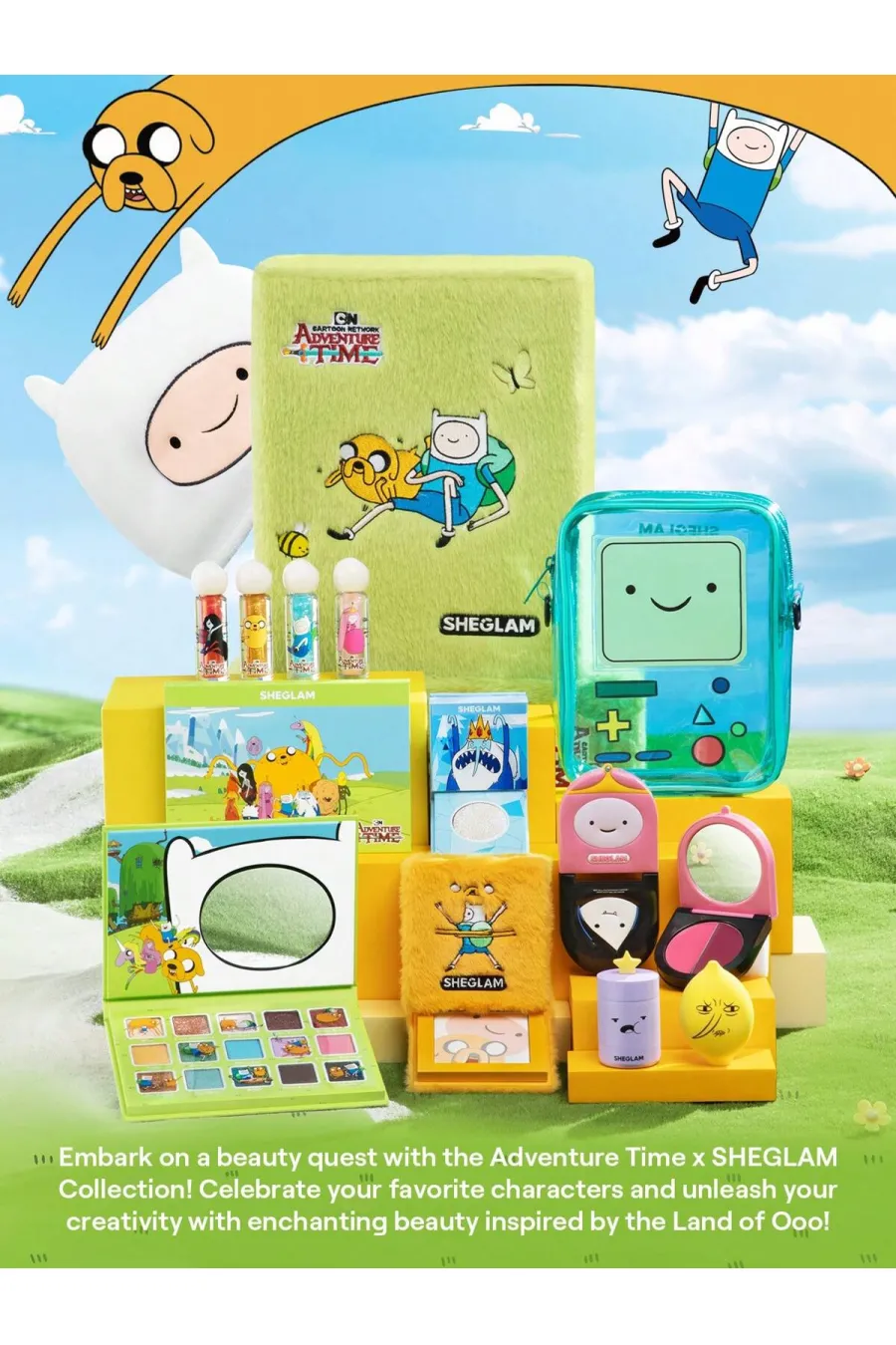 خرید پالت سایه ادونچر تایم Land Of Ooo شیگلم Sheglam (Sheglam Adventure Time | SHEGLAM Land Of Ooo Palette) اصل و اورجینال از نازجان